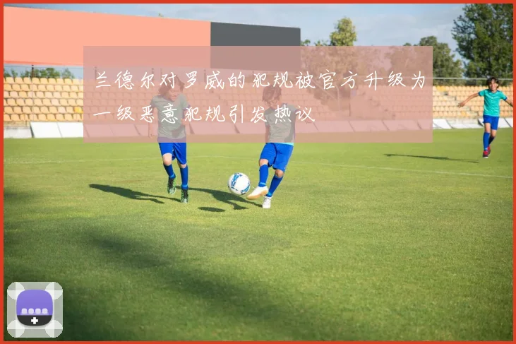 兰德尔对罗威的犯规被官方升级为一级恶意犯规引发热议